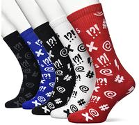 Mxthersocker Essential - Beeps all Over / 5 Pack Calzini, Multi Dark, L Unisex-Adulto