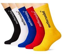 Mxthersocker The Essential 5 Pack Calzini, Multi Giallo, L Unisex-Adulto
