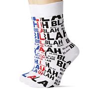 Mxthersocker Unhinged Blah Calzini, Bianco, L Unisex-Adulto