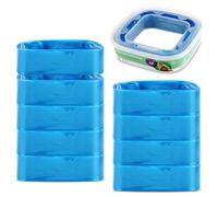 MXTIMWAN 10 Pezzi Ricarica Mangiapannolini, 4,5m Ricariche Mangiapannolini Antiodore, Ricarica per Pannolini, Sacchetti Pannolini Antiodore per Pannolini per Bambini, Lettiera per Gatti
