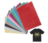 MXTIMWAN 10 Pezzi Trasferimento di Calore Vinile, 30,5 x 21 cm Vinile di Calore, Vinile Termoadesivo per Tessuti, Vinile Trasferimento Termico per Tessuti, Vestiti, Berretti, Pantaloni