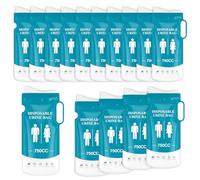 MXTIMWAN 15 Pezzi Sacche per Urina, 750ML Sacchetti Vomito da Viaggio, WC Portatile Adulti, Orinatoio Portatile Donna uomo, Sacchetti per Urina da Viaggio per il Campeggio, Gli Ingorghi Stradali