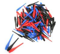 MXTIMWAN Freccette Punta Plastica, 100 Pezzi Freccette Punta Plastica Freccette Darts, Punte Freccette Soft-Nero, Freccette Professionali Punte Plastica Darts per Bersaglio Elettronico
