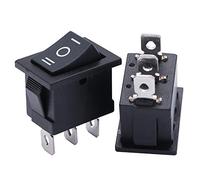 mxuteuk 5 pezzi interruttore a bilanciere marino incorporato alimentatore a commutazione a levetta SPDT ON-OFF-ON a 3 pin AC 250V 6A 125V 10A, MXU1-2-103