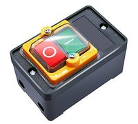 mxuteuk pulsante impermeabile interruttore on/off start stop autobloccante stazione di controllo attrezzature meccaniche 10A AC 220V / 380V KAO-10KH