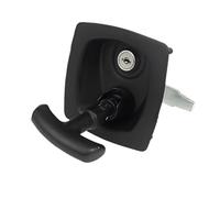 MXXDMOPD 1 Pezzo con Serratura a Maniglia, a Compressione, for Armadio Industriale, Pannello di Pressione Nero, Porta for Auto ingegneria