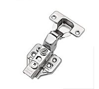 MXXDMOPD 10 Paia di Cerniere for Ante dell'Armadio, Cerniera idraulica Muta Installazione Regolabile Tridimensionale, for Ante dell'Armadio dell'Armadio, con Viti di Montaggio, Big Bend