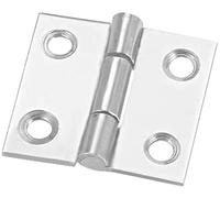 MXXDMOPD 30 Pezzi Piccola Porta dell'Armadio in Acciaio Inox Miniatura Mini Piccola Cerniera 1 Pollice Cerniera della Porta dell'Armadio Cerniera Piatta Cerniera Cerniera