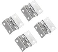 MXXDMOPD 4 PCS 25 * 15 * 12mm Porta dell'Armadio Deposito Mobili Decorazione Cerniera Gioielli Scatole di Legno Cerniera in Lega di Zinco Vintage con Viti Cerniere(White-Fruit peach5)
