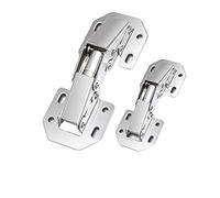 MXXDMOPD Cerniera, 10 Pezzi 3 Pollici a Forma di Ponte a Molla a Forma di Rana Cerniera for Armadio Porta Senza Foro di Perforazione Ferramenta for mobili