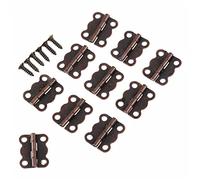 MXXDMOPD Cerniera, 100PCS 1613mm Accessori for mobili antichi for mobili Scatole for Gioielli Piccola Cerniera Raccordi for mobili(Red Bronze)