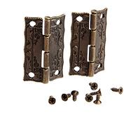 MXXDMOPD Cerniera, 2 Pezzi Accessori for mobili antichi for mobili Porta Cassetto Ferramenta for mobili Bronzo 36x23mm