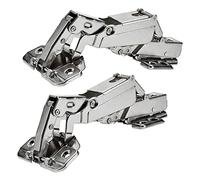 MXXDMOPD Cerniera, 2 pz 175 Gradi Senza Telaio Ante dell'Armadio Cerniera A Scomparsa Montaggio Idraulico Regolabile con Vite