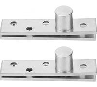 MXXDMOPD Cerniera for armadietto, Porta a Soffietto, 2 Pezzi Cerniera for Porta Girevole a 360 Gradi Cerniera for Cerniera Rotante Lunga 75 mm in Acciaio Inossidabile Cerniera for mobili(Eccentric)