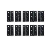 MXXDMOPD Cerniere da 10 Pezzi, Cerniere for Porte in Ferro Nero, Cerniere con Cuscinetti a Sfera for Porte, cancelli, capannoni e Ante for armadi for Varie Applicazioni. Cerniere
