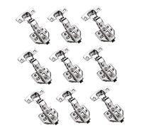 MXXDMOPD Cerniere for Ante for mobili da Cucina, Cerniere for Ante for Armadio con Chiusura Ammortizzata, Cerniere for Ante Pieghevoli con Viti, Cerniere for armadi Mute, Big Bend(Big Bend)