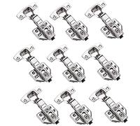 MXXDMOPD Cerniere for Ante for mobili da Cucina, Cerniere for Ante for Armadio con Chiusura Ammortizzata, Cerniere for Ante Pieghevoli con Viti, Cerniere for armadi Mute, Big Bend(Middle Bend)