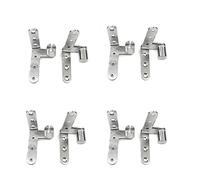 MXXDMOPD Cerniere nascoste Fai-da-Te Cerniere a bilico for impieghi gravosi in Acciaio Inossidabile for Porte in Legno ASSE Regolabile su e Giù Cerniere for Porte Cerniere