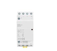 MXXDMOPD Contattore Automatico for Uso Domestico HCH8-25 4P 25A 4NO 4NC 2NO2NC AC DC 24V 110V 220V modulare Tipo Guida DIN 1 pz(4P 25A 2NO2NC DC24V)