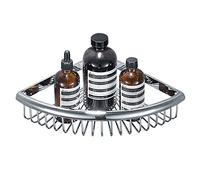 MXXDMOPD Mensola for Doccia Porta Shampoo Angolare for Doccia Montaggio a Parete Box Doccia Senza Adesivo for Foratura Tutto in Rame for WC WC,Oro,1 Storia(Chrome,1 Story)