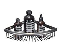 MXXDMOPD Mensola for Doccia Porta Shampoo Angolare for Doccia Montaggio a Parete Box Doccia Senza Adesivo for Foratura Tutto in Rame for WC WC,Oro,1 Storia(Bronze,1 Story)