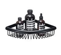 MXXDMOPD Mensola for Doccia Porta Shampoo Angolare for Doccia Montaggio a Parete Box Doccia Senza Adesivo for Foratura Tutto in Rame for WC WC,Oro,1 Storia(Noir,1 Story)