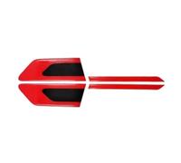 MXYUANHANG 2 Pezzi Adesivo Riflettente Parafango Auto per VW Golf VIII Variant (CG5) 08/2020-Heute, Ala Laterale Avvertimento Decalcomania Esterno Carrozzeria Luminoso,Red