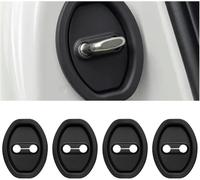 MXYUANHANG 4 Pezzi Auto Protezioni Nere per Serratura della Porta per Jaguar E-Pace 2017-2021 2022 2023, Copertura Protettiva in Silicone Protezione