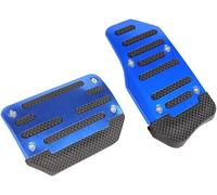MXYUANHANG Copri Pedali Auto per Hyundai Tucson 2019-2023 2024 2025, Pedali Auto Copripedale Antiscivolo Pedaliera Auto in Metallo per Freni,Blue-Automatic