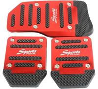MXYUANHANG Copri Pedali Auto per Kia Picanto II 3D 2011-2015 2015-2017, Pedali Auto Copripedale Antiscivolo Pedaliera Auto in Metallo per Freni,Red-Manual Transmission