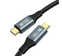 MxyVrix Cavo USB C a USB C 0.5M, Cavo USB Type-C 3.2 Gen2 × 2, Ricarica Rapida 100W 20V/5A, Trasferimento Dati 20 Gbps, Supporto Video 4K @ 60Hz, Compatibile con Laptop, Smartphone e USB-C