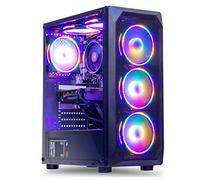 MXZ Computer desktop PC da gioco, AMD Ryzen 5 5600, RTX 4060, 16 GB DDR4, NVME 1 T SSD, ventole 6RGB, Win 11 Pro Ready, Computer desktop per giocatori (R5 5600| RTX4060)