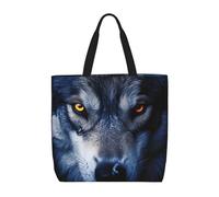 MXZERFKGLA Borsa tote da donna riutilizzabile borsa della spesa Una giraffa dei cartoni animati su uno sfondo arancione Tote Bag Shopping Bag con tasca interna, Occhi di lu, Taglia unica