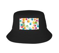 MXZERFKGLA Cappelli da sole per uomini e donne cappello boonie spiaggia pesca berretto sci su montagna cappello secchio per pesca escursionismo, Stampa a mano., 1