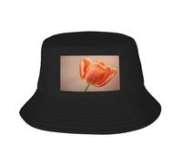 MXZERFKGLA Cappelli da sole per uomini e donne cappello boonie spiaggia pesca berretto sci su montagna cappello secchio per pesca escursionismo, Tulipano Arancio, 1
