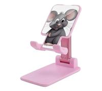MXZERFKGLA Supporto per telefono cellulare per scrivania Supporto pieghevole per telefono cellulare Supporto regolabile per cellulare grigio Ratto Supporto per telefono portatile antiscivolo Supporto