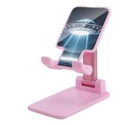MXZERFKGLA Supporto per telefono cellulare per scrivania ufficio pieghevole supporto per cellulare regolabile UFO di notte Supporto per telefono portatile antiscivolo Supporto per smartphone da tavolo