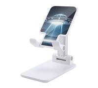 MXZERFKGLA Supporto per telefono cellulare per scrivania ufficio pieghevole supporto per cellulare regolabile UFO di notte Supporto per telefono portatile antiscivolo Supporto per smartphone da tavolo
