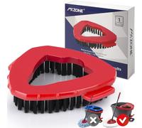 MXZONE Testa di ricambio per mocio compatibile con sistema O Cedar EasyWring 1, testina rotante per pulizia a setole dure, spazzola per la pulizia del pavimento delle piastrelle della cucina, non