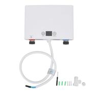 Mxzzand Scaldabagno Elettrico Istantaneo, Scaldabagno Senza Serbatoio in ABS, Risparmio Energetico e Idrico, 220V, Installazione Semplice Sotto Lavello