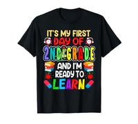 My 1st Day of Second Grade Boys Girls First Day of 2nd Grade Maglietta