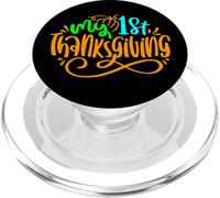 My 1st Thanksgiving Dinner First Thank Giving Baby Citazione PopSockets PopGrip per MagSafe