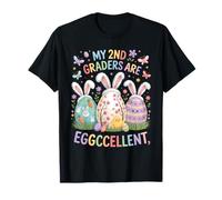 My 2nd Graders Are Eggccellent - Easter Teacher Bunny Eggs Maglietta