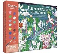 MON COFFRET D'ARTISTE - MES 4 PEINTURES AU NUMÉRO: Avec 16 peintures et 2 pinceaux