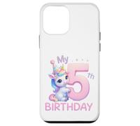 My 5th Birthday Unicorn Girl Età 5 Custodia per iPhone 12 mini
