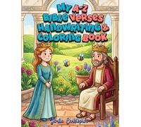 My A-Z Bible verses handwriting and coloring book for Kids: Learn Capital and Small Letters with Simple Bible Verses and Fun Coloring Pages for Kindergarten and Primary Learners