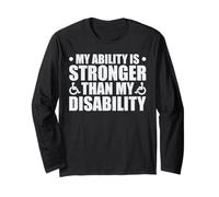 My Ability Is Stronger Than My Disability Maglia a Manica