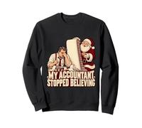 My Accountant Stopped Believing Christmas Humor Felpa