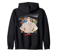 My Adventures with Superman Daily Planet Crew Felpa con Cappuccio
