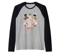 My Adventures with Superman Daily Planet Crew Maglia con Maniche Raglan